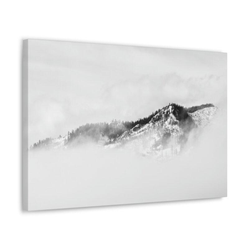 Snowy mountain art