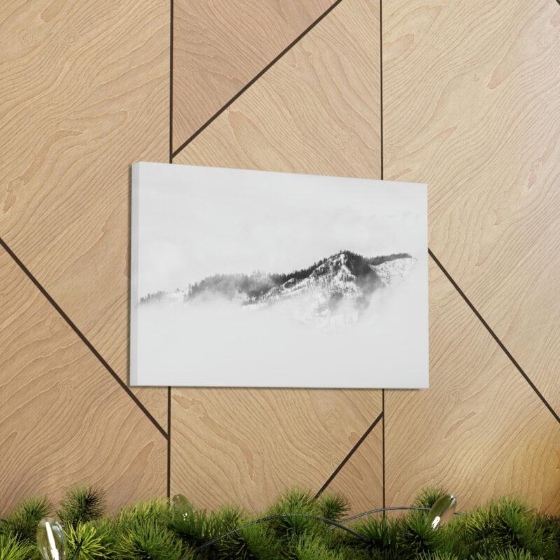 Snowy mountain art