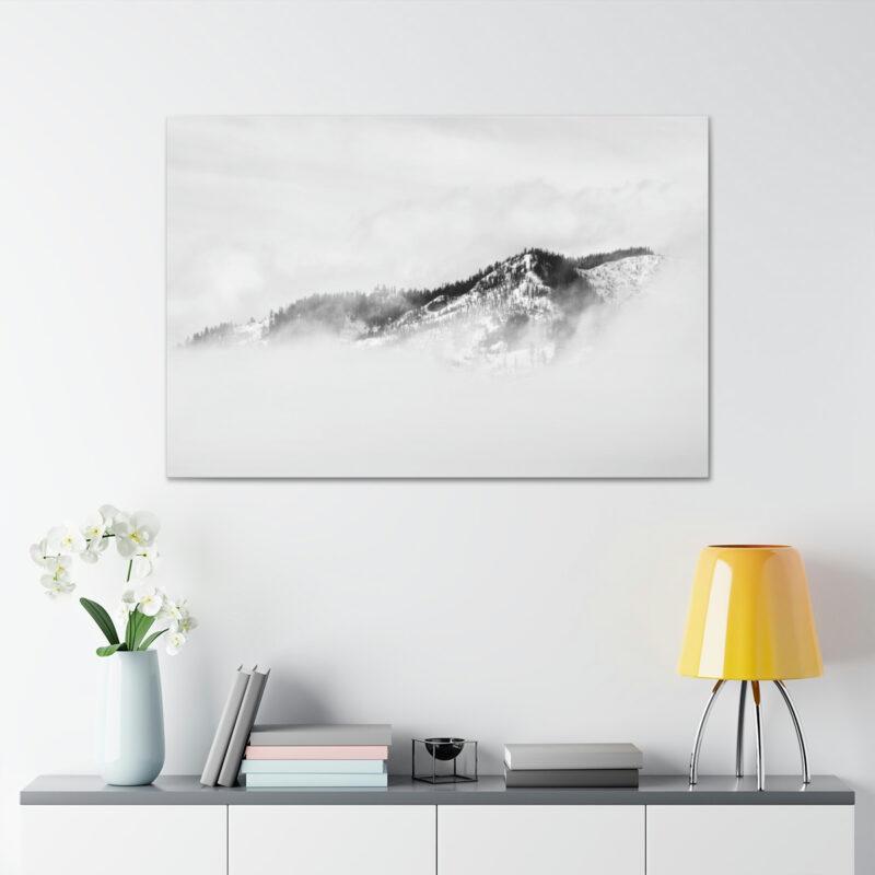 Snowy mountain art