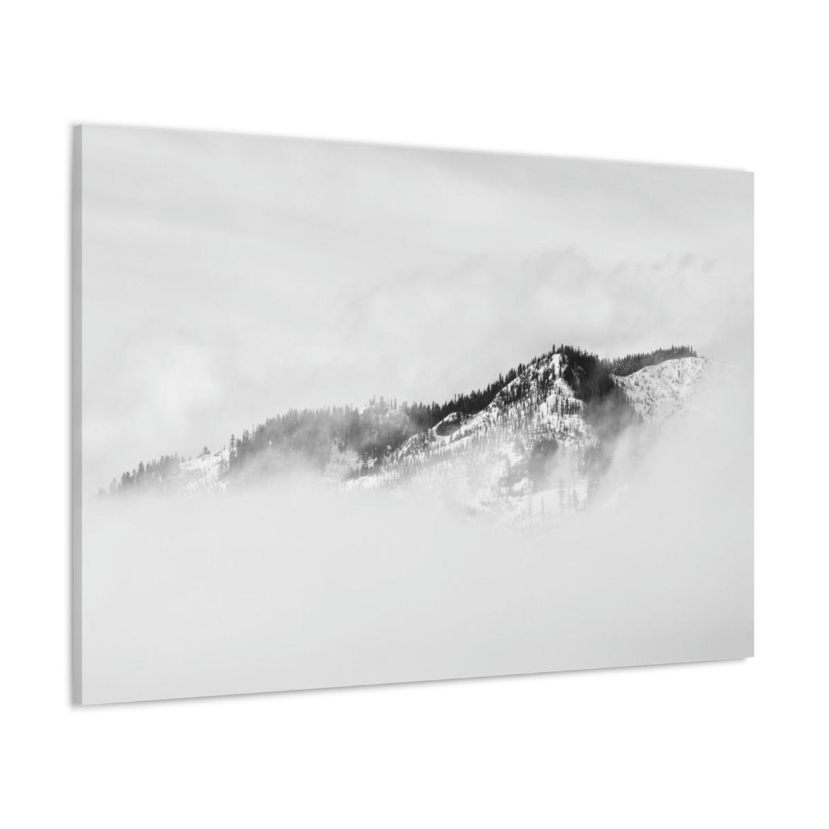 Snowy mountain art