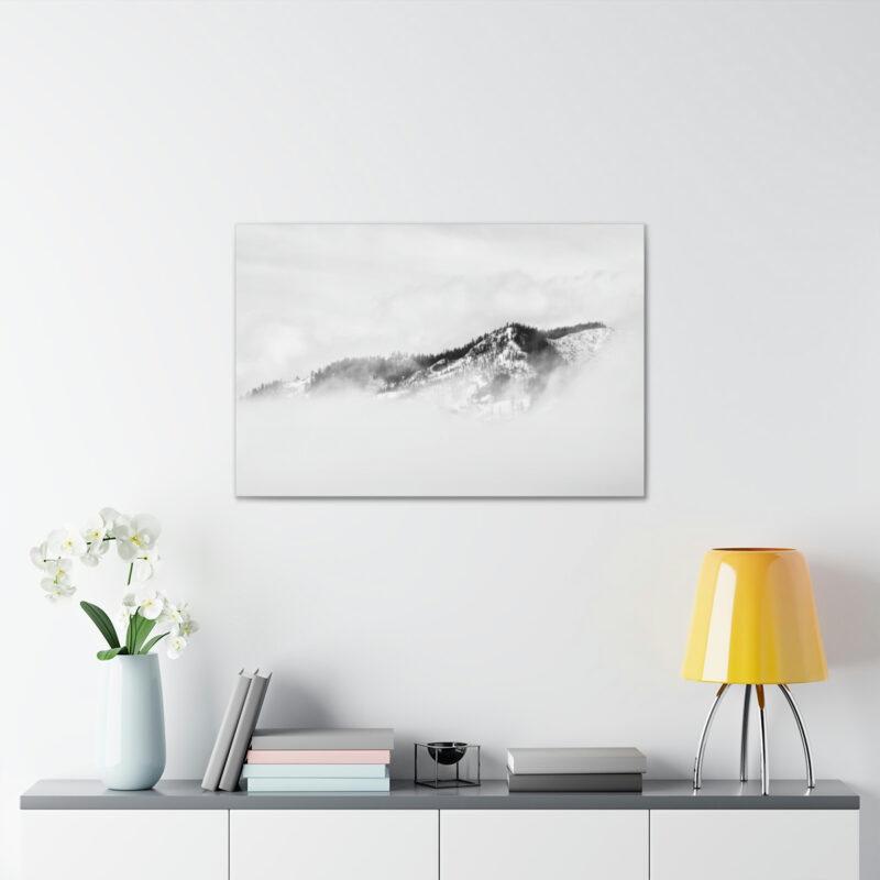 Snowy mountain art