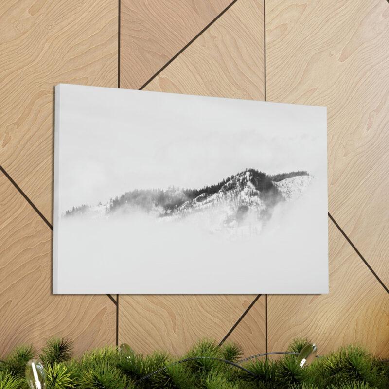 Snowy mountain art