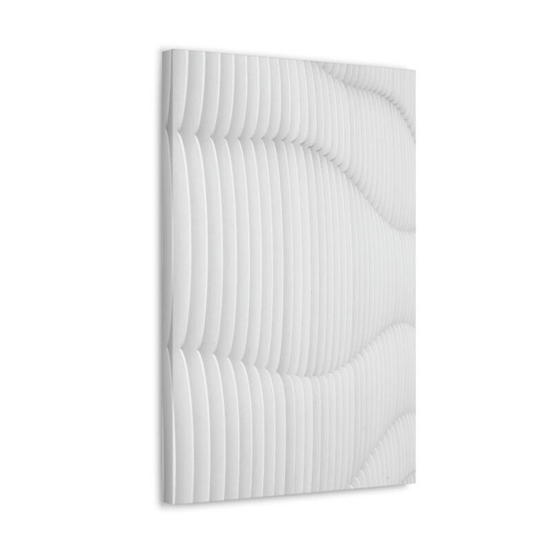 Textured white wall art