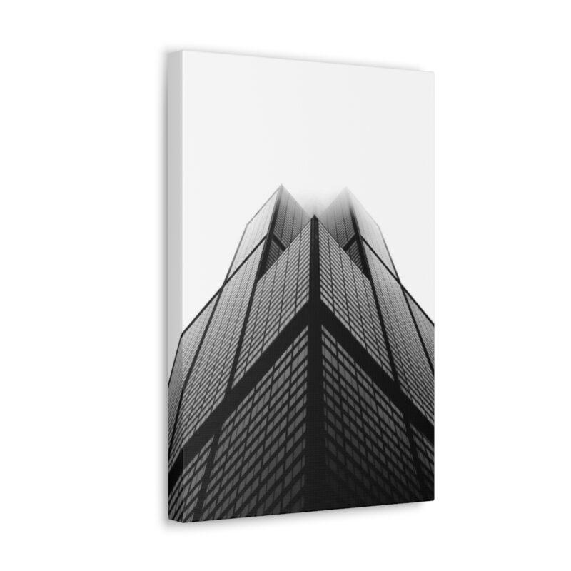 Black and white architecture photography