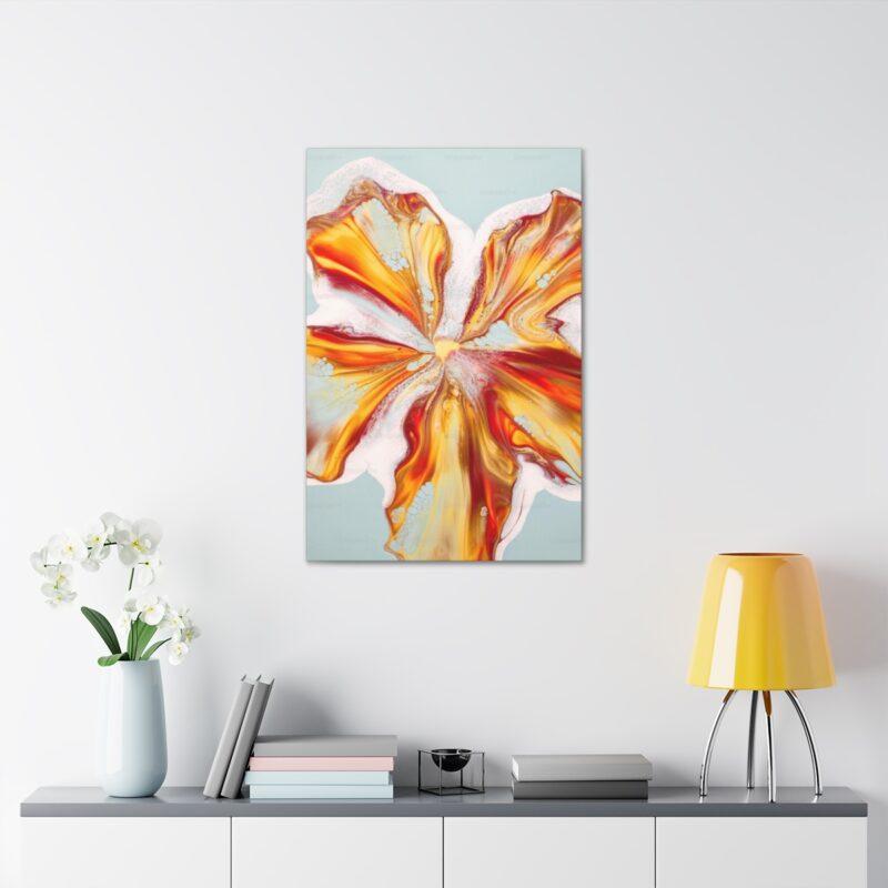 Flower abstract art