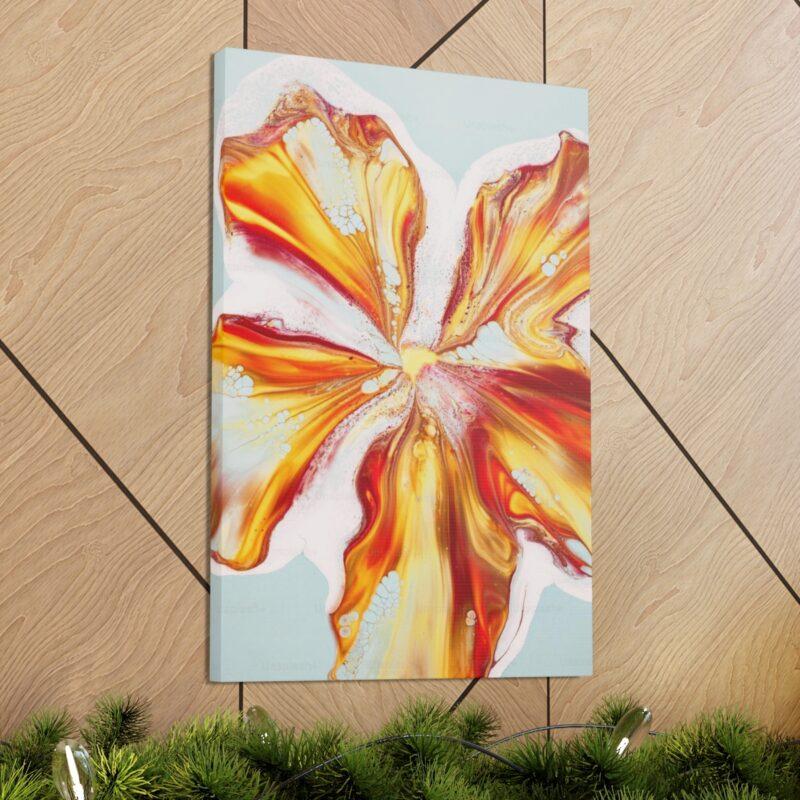 Flower abstract art