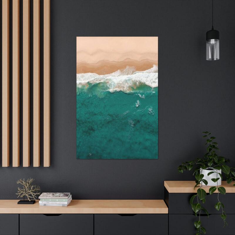 Ocean wave wall art