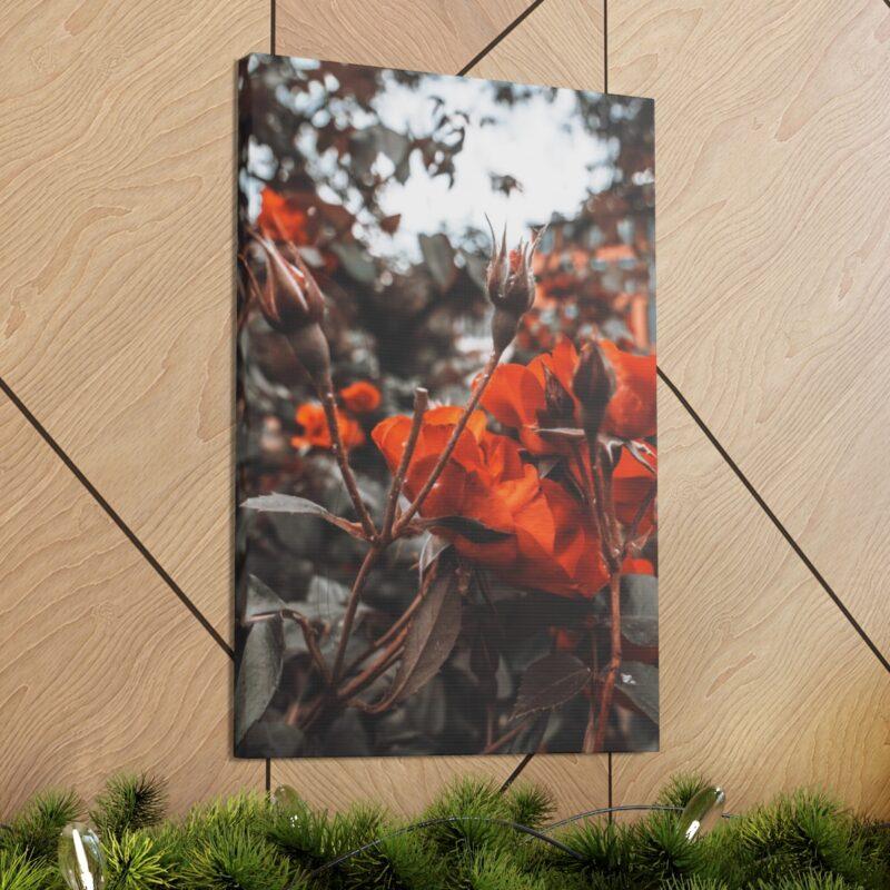 Trees with red leaves art