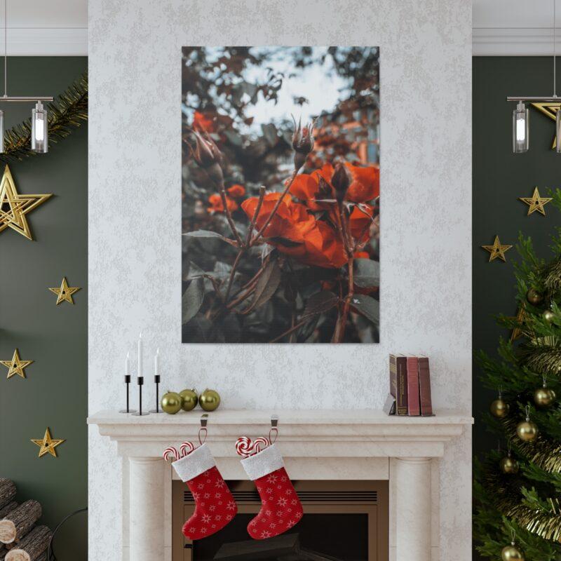 Trees with red leaves art