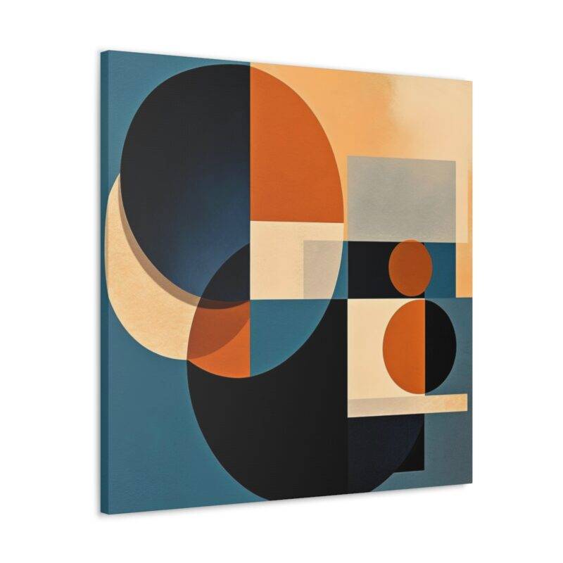 Abstract art geometric shapes