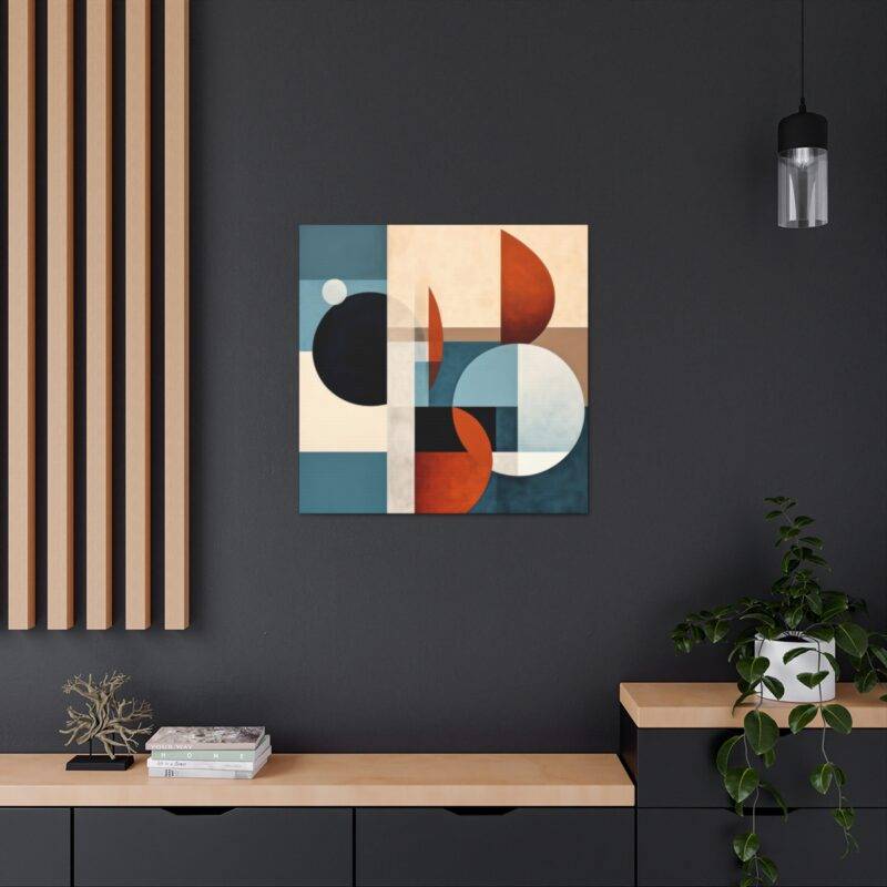 Abstract geometric wall art