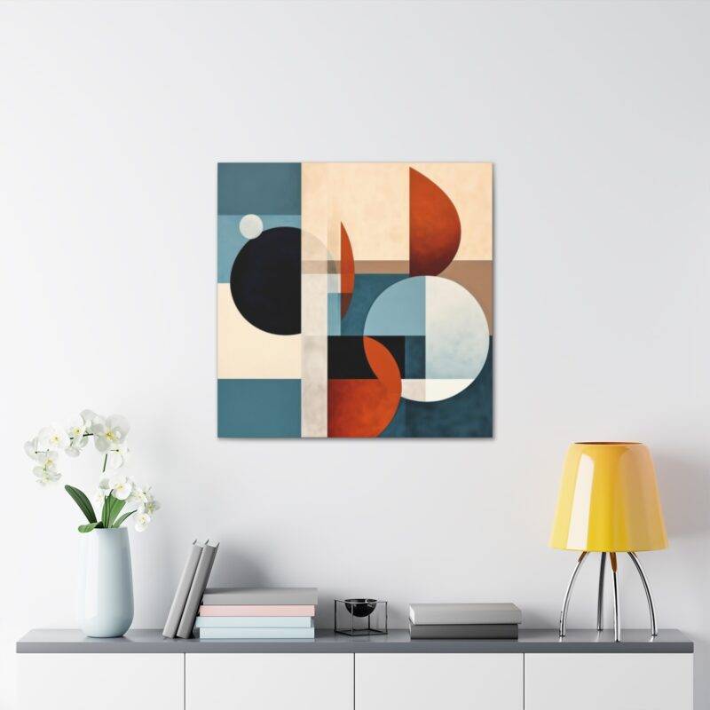 Abstract geometric wall art