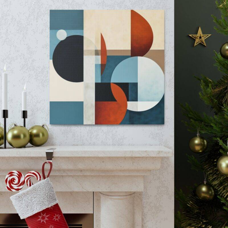 Abstract geometric wall art