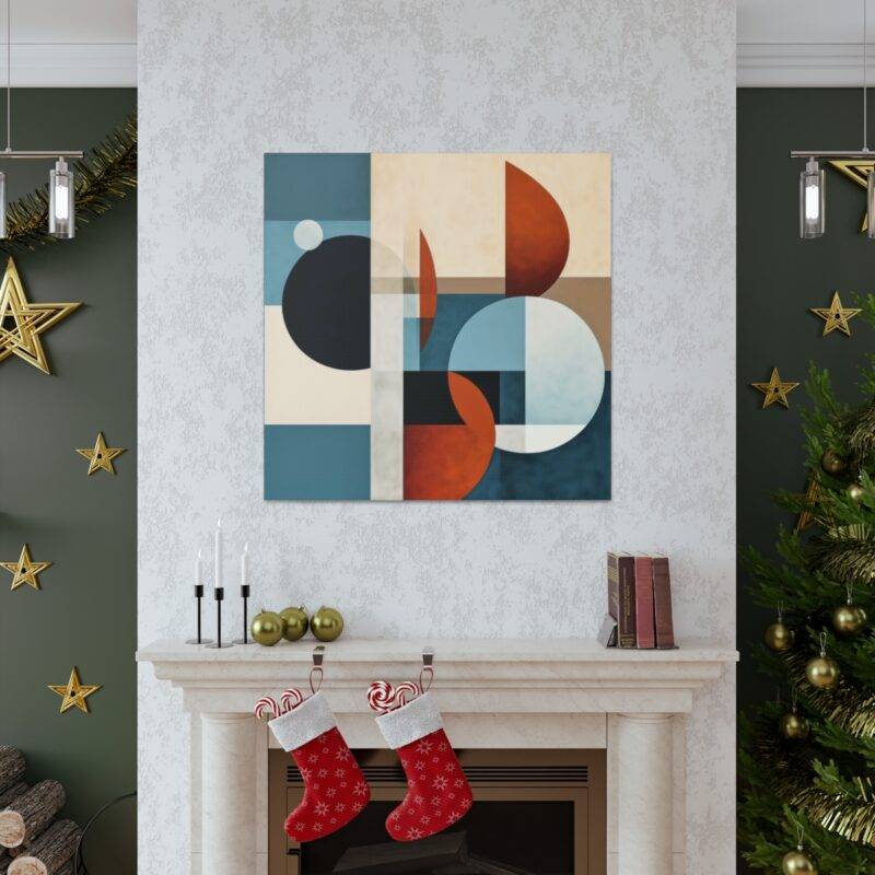 Abstract geometric wall art