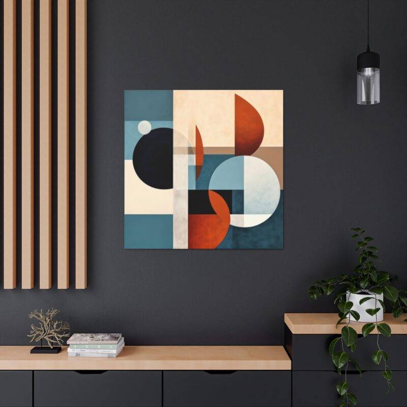 Abstract geometric wall art