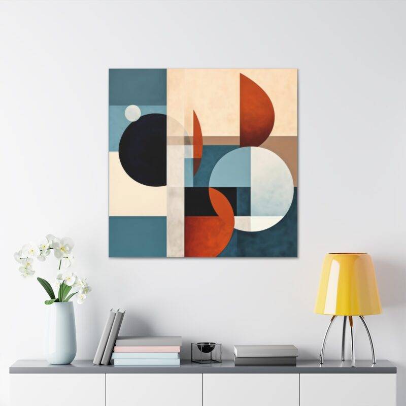 Abstract geometric wall art