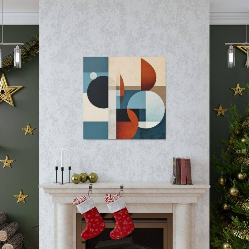 Abstract geometric wall art