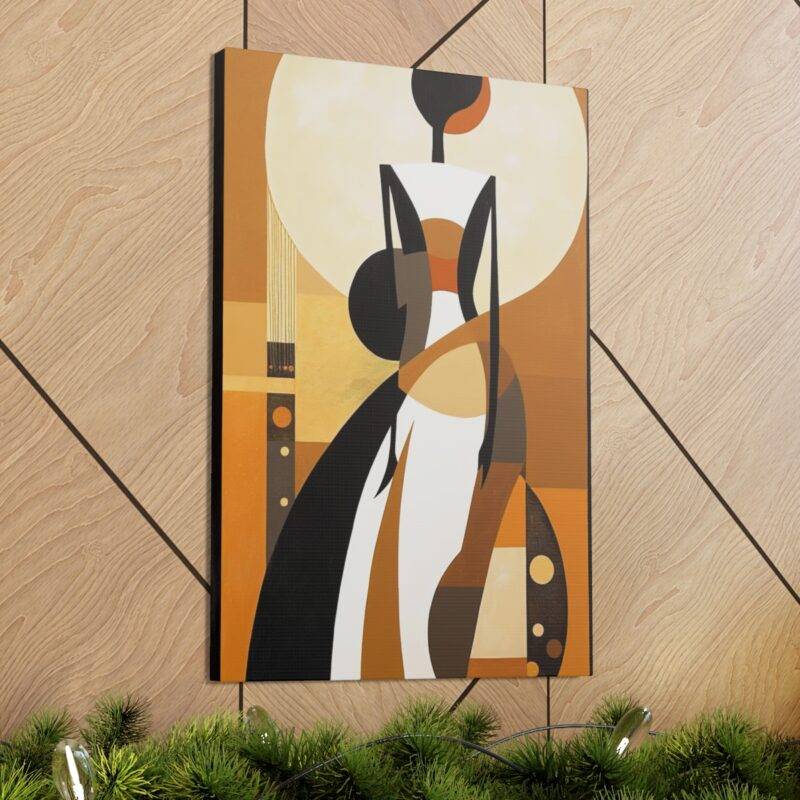 Abstract silhouette art