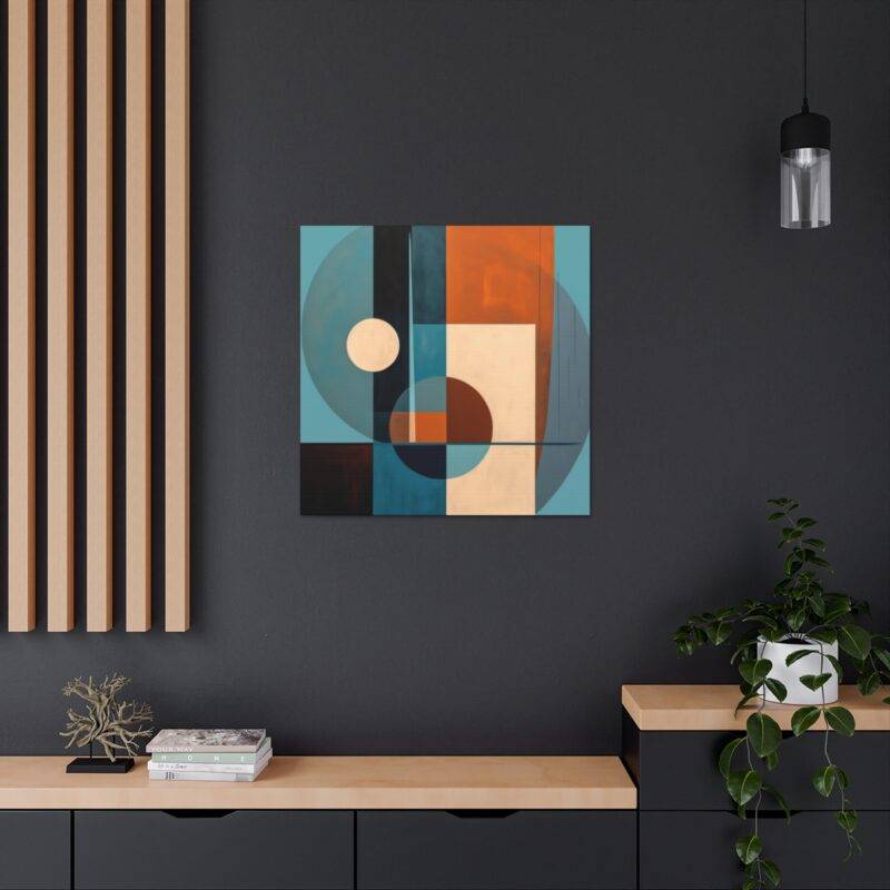 Geometric cubism abstract art