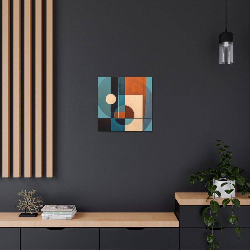 Geometric cubism abstract art