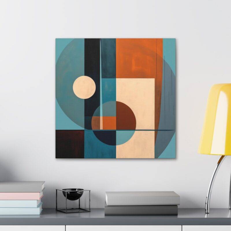 Geometric cubism abstract art