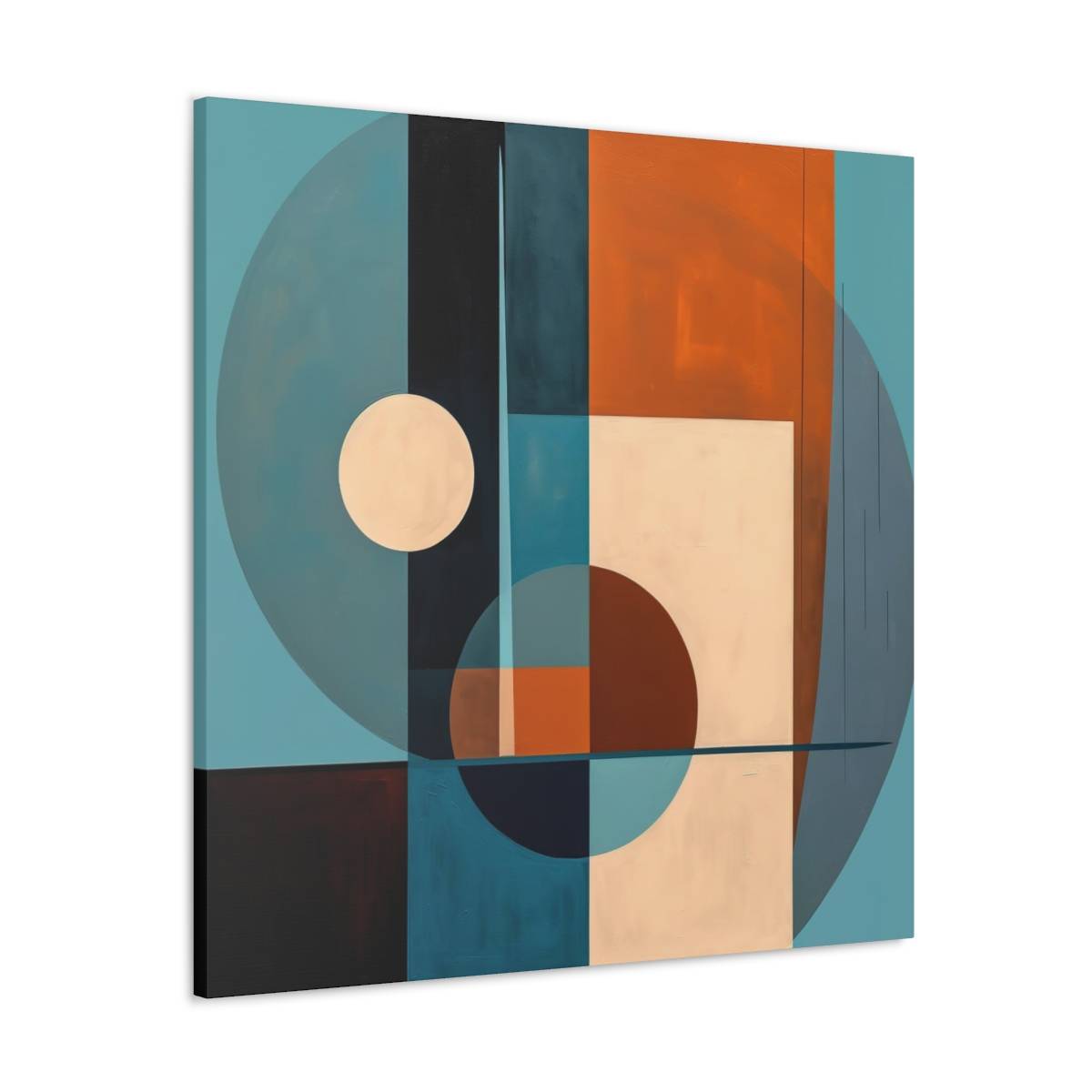 Geometric cubism abstract art