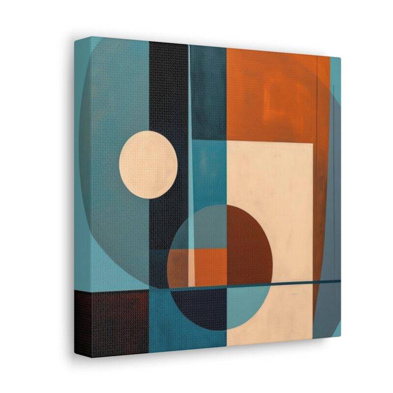 Geometric cubism abstract art