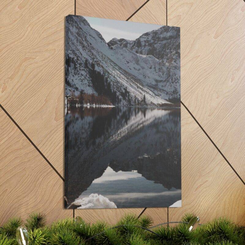 Mountain and lake wall art