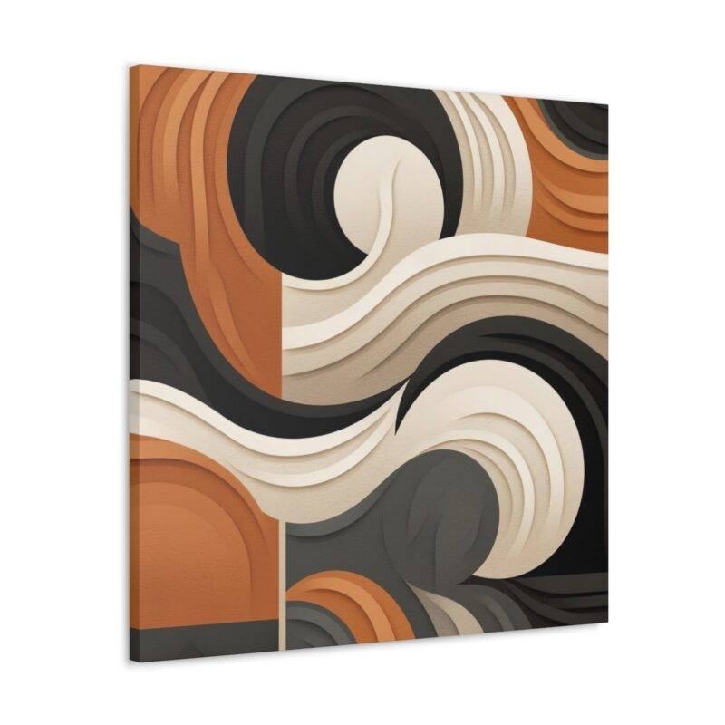 Orange abstract artwork