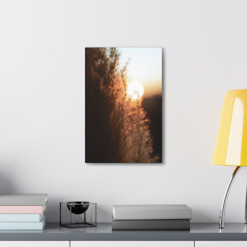 Sunset canvas wall art