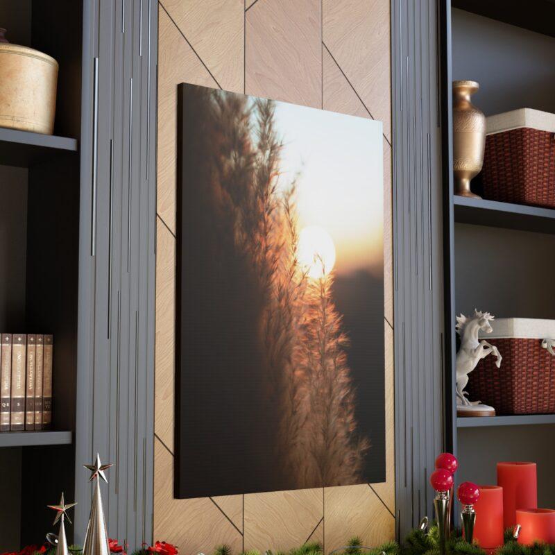 Sunset canvas wall art