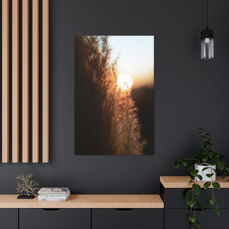 Sunset canvas wall art