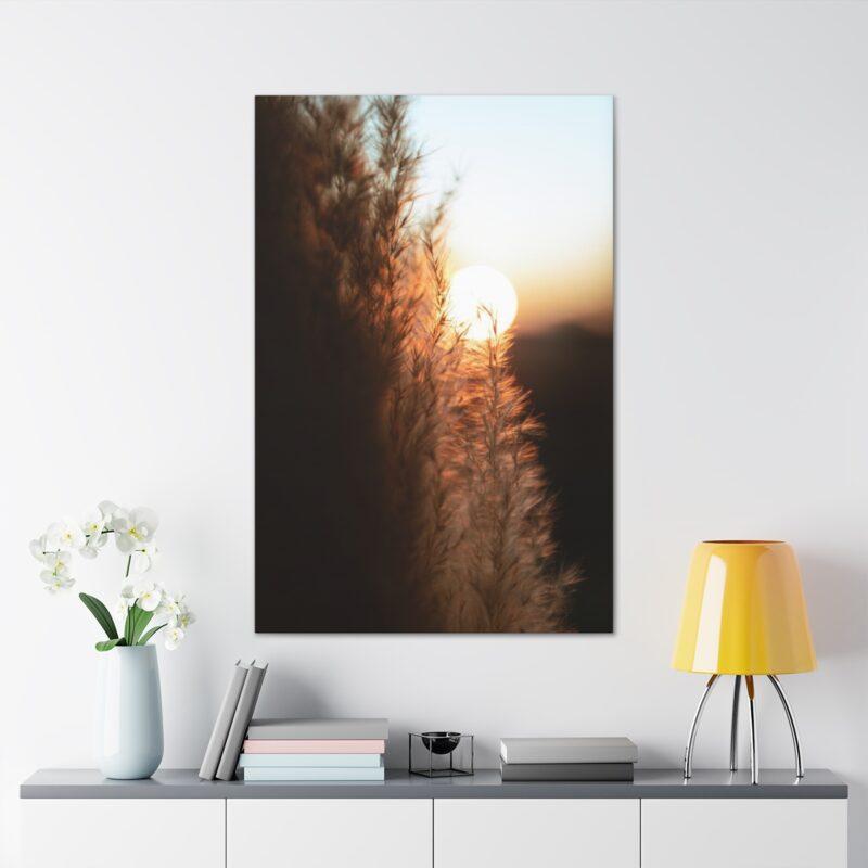 Sunset canvas wall art