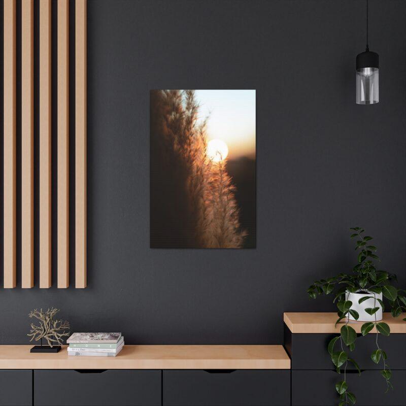 Sunset canvas wall art