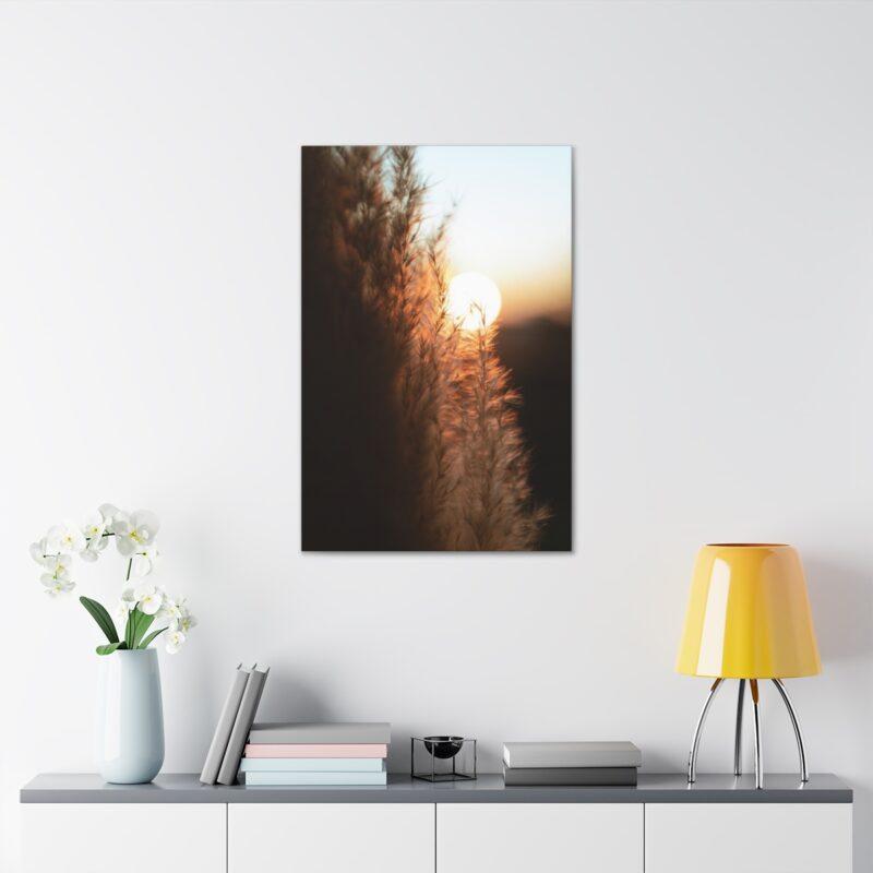 Sunset canvas wall art