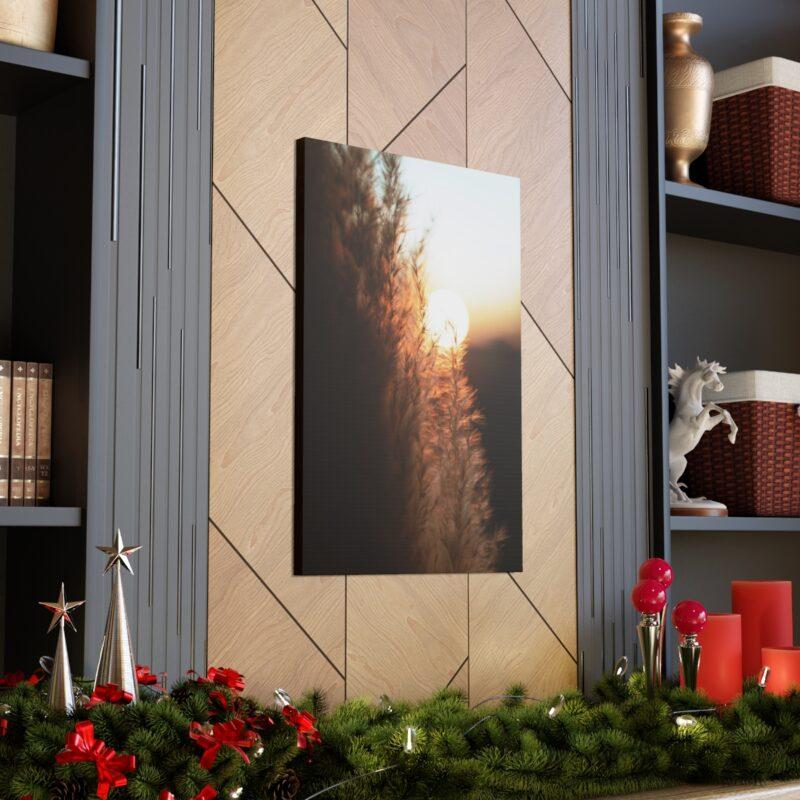 Sunset canvas wall art