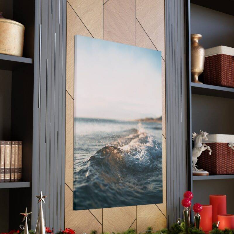 Beach wave wall art