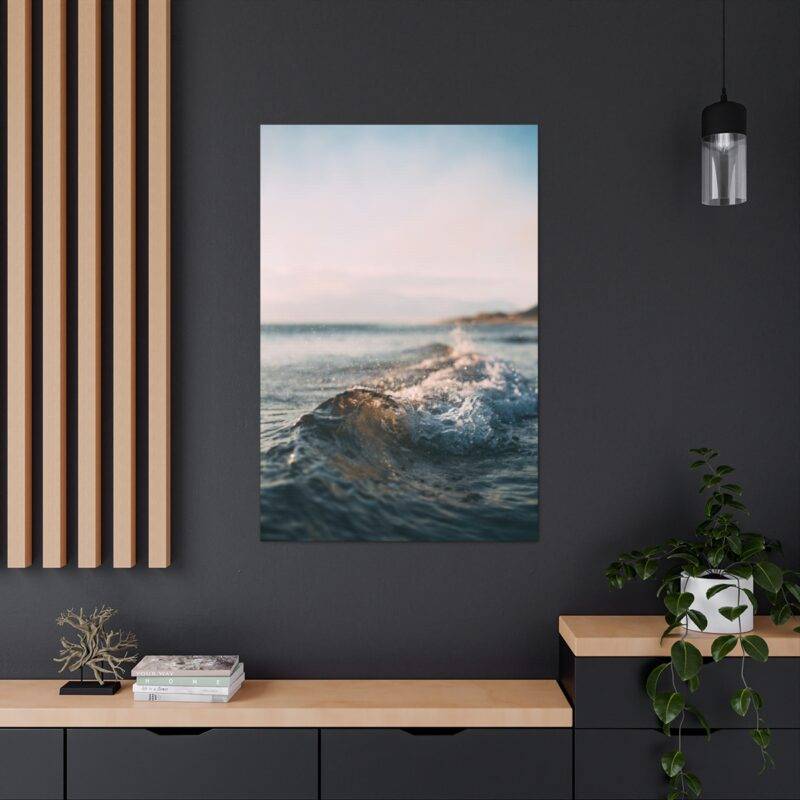 Beach wave wall art