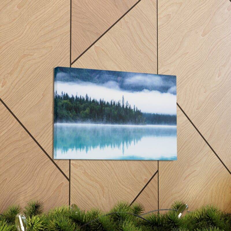 Lake and trees wall art